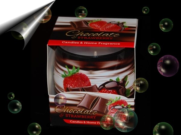 Chocolate-Strawberry-Duftkerze-Glas
