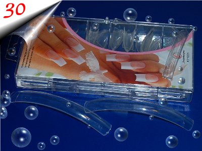 Extra-lange-Nageltips-Classic-Clear