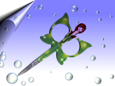 Fiberglas-Schere-Gruen