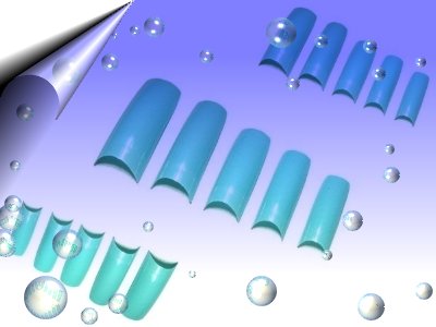 French-Nagel-Tips-Box-Tuerkis