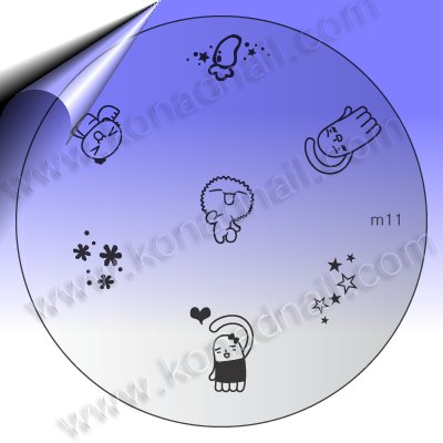 KONAD-Nail-Stamping-Schablone-m11