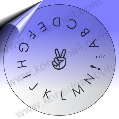 KONAD-Nail-Stamping-Schablone-m17