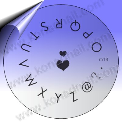 KONAD-Nail-Stamping-Schablone-m18