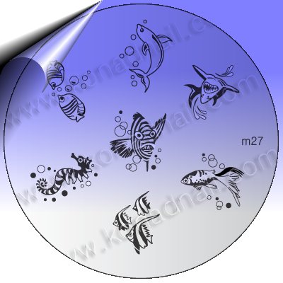 KONAD-Nail-Stamping-Schablone-m27