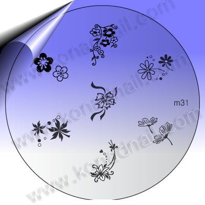 KONAD-Nail-Stamping-Schablone-m31