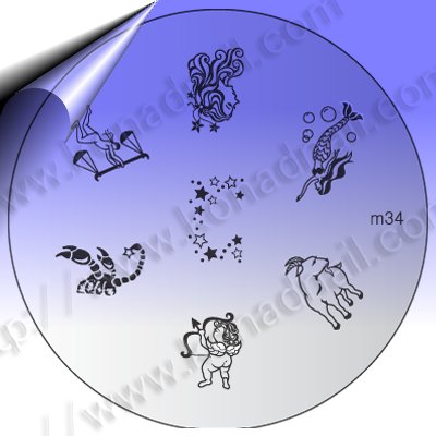 KONAD-Nail-Stamping-Schablone-m34