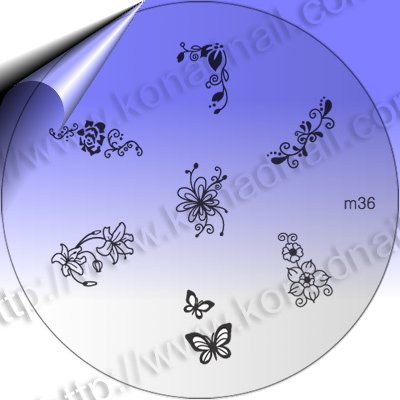 KONAD-Nail-Stamping-Schablone-m36