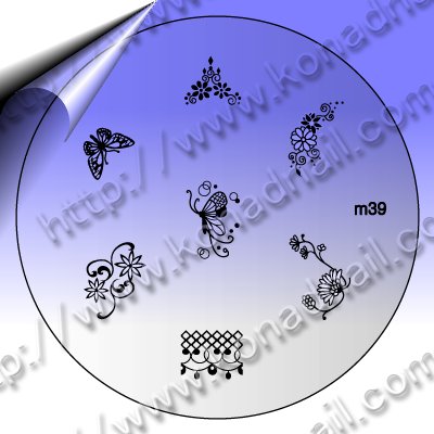KONAD-Nail-Stamping-Schablone-m39