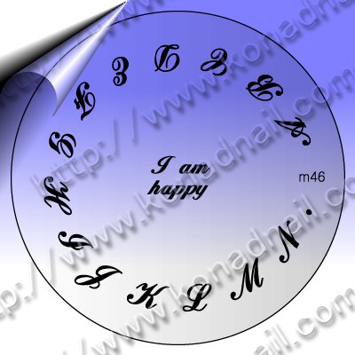 KONAD-Nail-Stamping-Schablone-m46