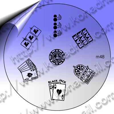 KONAD-Nail-Stamping-Schablone-m48