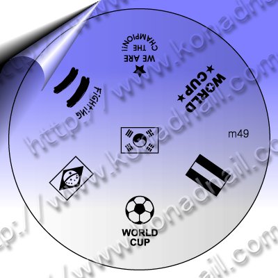 KONAD-Nail-Stamping-Schablone-m49