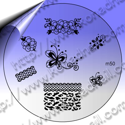 KONAD-Nail-Stamping-Schablone-m50