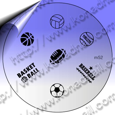 KONAD-Nail-Stamping-Schablone-m52