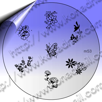 KONAD-Nail-Stamping-Schablone-m53