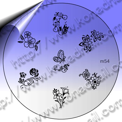 KONAD-Nail-Stamping-Schablone-m54