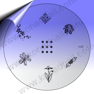 KONAD-Nail-Stamping-Schablone-m6