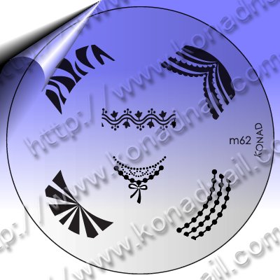 KONAD-Nail-Stamping-Schablone-m62