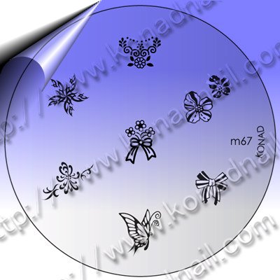 KONAD-Nail-Stamping-Schablone-m67
