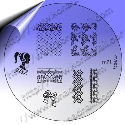 KONAD-Nail-Stamping-Schablone-m71