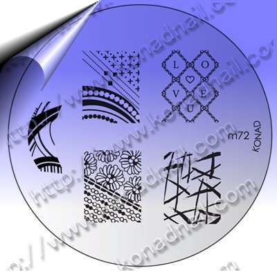 KONAD-Nail-Stamping-Schablone-m72
