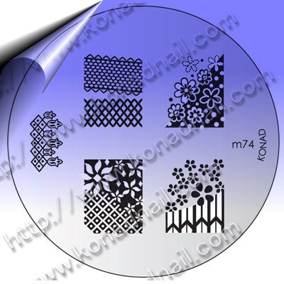 KONAD-Nail-Stamping-Schablone-m74