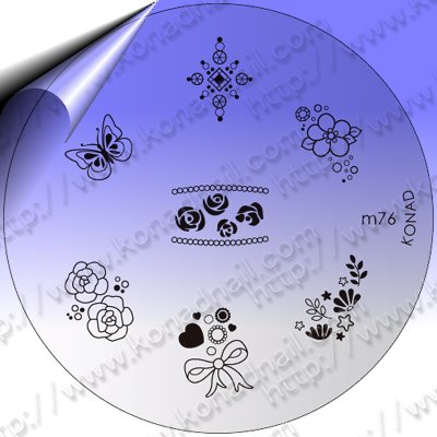 KONAD-Nail-Stamping-Schablone-m76