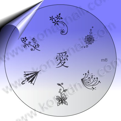 KONAD-Nail-Stamping-Schablone-m8