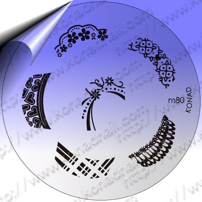 KONAD-Nail-Stamping-Schablone-m80