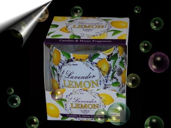 Lemon-Duftkerze-Glas