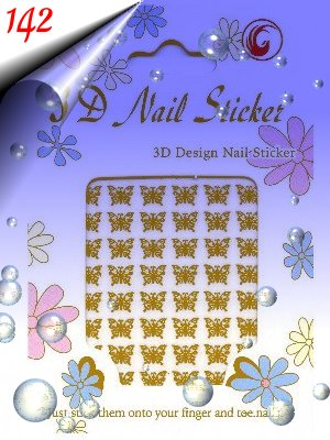 Metallic-Gold-Nail-Sticker-Nr142