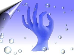 Nageldesign-Deko-Glashand-Blau
