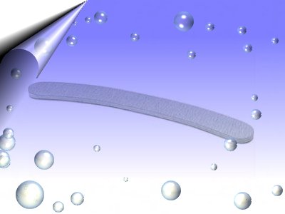 Nagelfeile-Gebogen-Grau