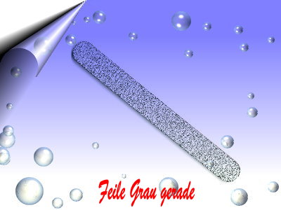 Nagelfeile-Gerade-Grau