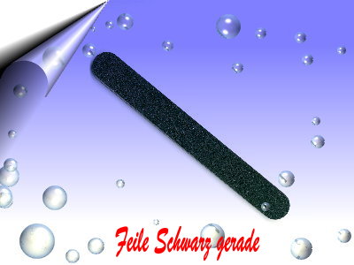Nagelfeile-Gerade-Schwarz