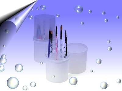 Nagelfeilen-Aufbewahrungsbox-Transparent