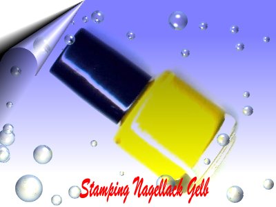 Nail-Stamping-Lack-Gelb