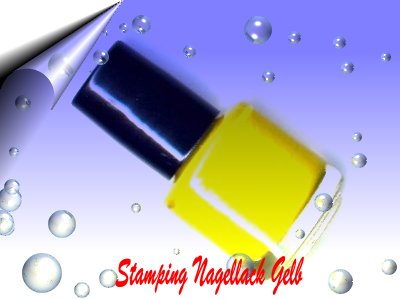 Nail-Stamping-Lack-Gelb