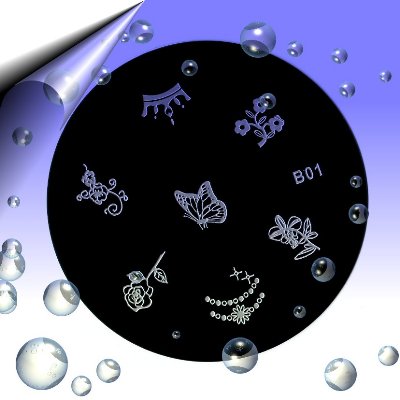 Nail-Stamping-Schablone-B01