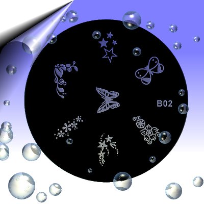 Nail-Stamping-Schablone-B02