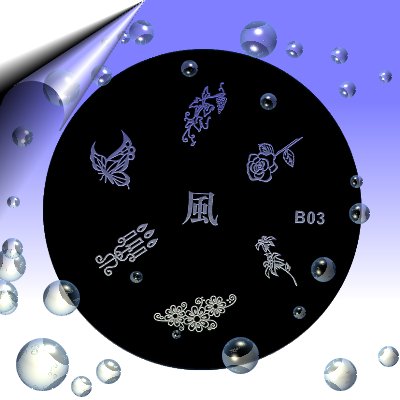 Nail-Stamping-Schablone-B03