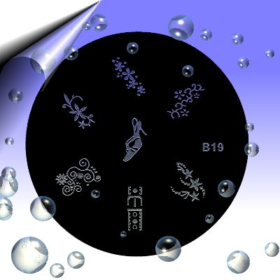 Nail-Stamping-Schablone-B19