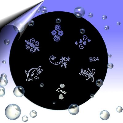Nail-Stamping-Schablone-B24
