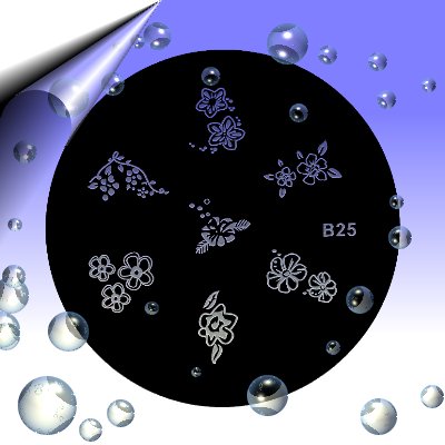 Nail-Stamping-Schablone-B25