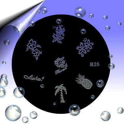 Nail-Stamping-Schablone-B26