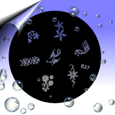 Nail-Stamping-Schablone-B27