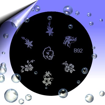Nail-Stamping-Schablone-B92