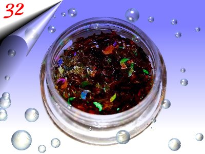 Nailart-Hologramm-Halbmond-Gold-Nr32