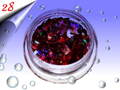 Nailart-Hologramm-Halbmond-Rot-Nr28