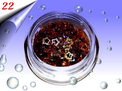 Nailart-Hologramm-Sterne-Gold-Nr22