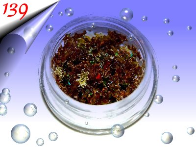 Nailart-Hologramm-Sterne-Metallic-Gold-Nr139